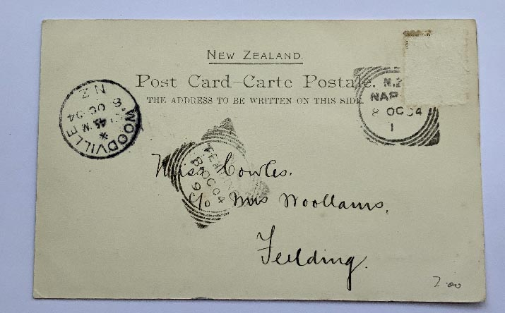 early 1900's New Zealand Marine Parade Napier postcard